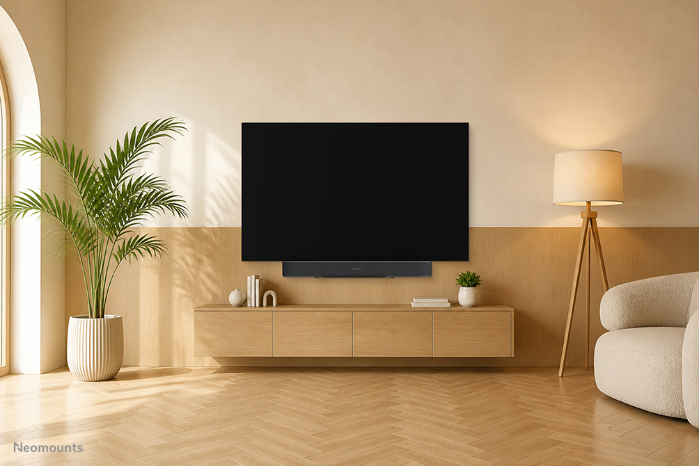 Neomounts AV35-726BL1 TV mount for Sonos Beam - easy installation - black